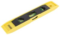 (image for) Vulcan JLO-063 Torpedo Level, 9 in L, 3-Vial, 1-Hang Hole, Magnetic, Plastic