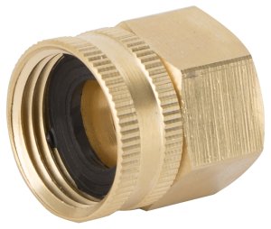 (image for) Landscapers Select GHADTRS-9 Swivel Hose Connector, 3/4 x 3/4 in, FNPT x FNH, Brass, Brass