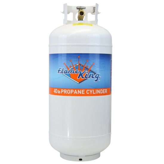 (image for) Flame King YSN401 LP Cylinder With OPD, 10 gal Tank, Steel