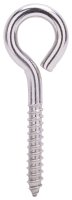 (image for) ProSource LR262 Lag Eye Bolt, 9 mm Thread, Screw Thread, 2 in L Thread, 1-3/8 in Dia Eye, 374 lb Working Load