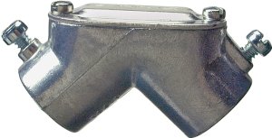 (image for) Halex 14405 Set Screw Pull Elbow, 90 deg Angle, 1/2 in, Zinc, 15/BX