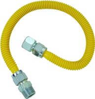 (image for) BrassCraft ProCoat Series CSSC21-60 Gas Connector, 60 in L, 3/4 x 3/4 in, Stainless Steel