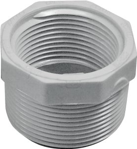 (image for) IPEX 435709 Reducing Bushing, 1-1/2 x 1-1/4 in, MPT x FPT, White, SCH 40 Schedule, 150 psi Pressure