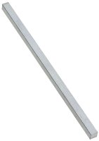 (image for) National Hardware 4030BC Series N180-208 Key Stock, 1/2 in W, 1/2 in H, 12 in L, Steel, Zinc