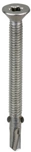 (image for) Acorn International S-WM12212G250 Screw, #12 Thread, Star Drive, Self-Tapping, Winged Point, Galvanized Steel, 250 BAG