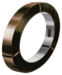 (image for) TransTech Signode ST-SSM85207 Regular-Duty Strapping Coil, 1710 ft L, 3/4 in W, 0.023 Thick Material, Steel, Brown