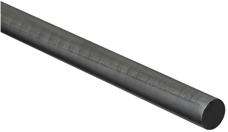 (image for) National Hardware 4055BC Series N301-234 Rod, 1 in Dia, 36 in L, Steel, Plain