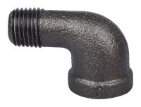 (image for) ProSource 6-1/4B Street Pipe Elbow, 1/4 in, FIP x MIP, 90 deg Angle, Malleable Iron, SCH 40 Schedule, 300 psi Pressure