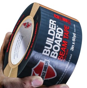 (image for) Surface Shields BLD072 Builder Board Seam Tape, 3 in W, 180 ft L, 22 mil Thick, Brown