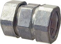 (image for) Halex 02212 Coupling, 1-1/4 in Compression, Zinc
