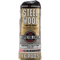 (image for) Homax 106600-06 Steel Wool, #0000 Grit, Super Fine, Gray