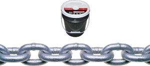 (image for) Campbell 014-0333 Proof Coil Chain, 3/16 in, 250 ft L, 30 Grade, Steel, Galvanized