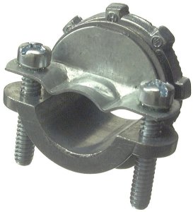 (image for) Halex 05112B Clamp Connector, 1-1/4 in, 2-1/4 in L, Zinc