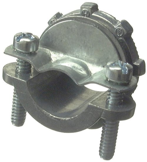(image for) Halex 05112B Clamp Connector, 1-1/4 in, 2-1/4 in L, Zinc