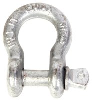 (image for) Baron 193LR-1/2 Anchor Shackle, 1/2 in Trade, 2 ton Working Load, Steel, Hot-Dipped Galvanized