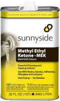(image for) Sunnyside 84732 Methyl Ethyl Ketone Thinner, Liquid, Pungent, Transparent, 1 qt