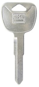 (image for) Hy-Ko 11010SUZ20 Key Blank, Brass, Nickel, For: Suzuki SUZ20 Vehicle Locks
