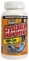 (image for) Instant Power 1650 Crystal Lye Drain Opener, Solid, White, Odorless, 1 lb
