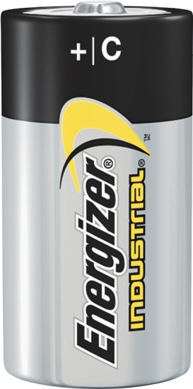 (image for) Energizer EN93 Battery, 1.5 V Battery, 8000 mAh, C Battery, Alkaline, Zinc-Manganese Dioxide