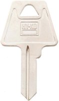 (image for) Hy-Ko 11010AM3 Key Blank, Brass, Nickel, For: American Cabinet, House Locks and Padlocks, AM3 Key Number