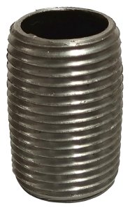 (image for) ProSource 3/8XCB Pipe Nipple, 3/8 in, Male NPT Threaded, Steel, SCH 40 Schedule