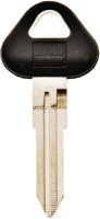 (image for) Hy-Ko 12005DA25 Automotive Key Blank, Brass/Plastic, Nickel, For: Nissan Vehicle Locks