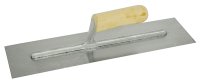 (image for) Marshalltown 999S Finishing Trowel, 16 in L Blade, 4 in W Blade, Steel Blade, Comfort Grip, Curved Handle, Wood Handle