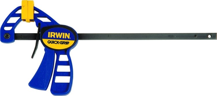 (image for) Irwin 1964746 Bar Clamp, 4-1/4 in Max Opening Size, 1-3/16 in D Throat, Plastic Resin/Steel Body
