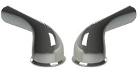(image for) Danco 10537 Faucet Handle, Zinc, Chrome Plated, For: Delta Two Handle Lavatory Faucets