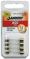 (image for) Jandorf 60635 Fast Acting Fuse, 7.5 A, 250 V, 200 A, 10 kA Interrupt, Glass Body