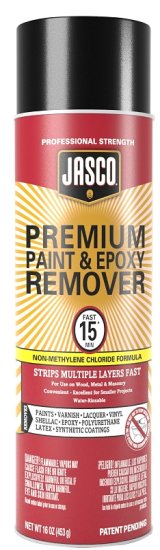 (image for) Jasco EJPR502 Paint and Epoxy Remover, Gas, Aromatic, Opaque, 16 oz Aerosol Can