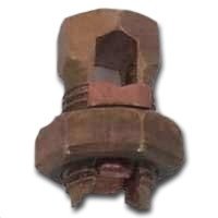 (image for) nVent ERICO ESB8 Split Bolt Connector, #16 to 8 Wire, Silicone Bronze Alloy, Bronze