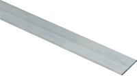 (image for) National Hardware N247-189 Flat Bar, 3/4 in W, 48 in L, 1/16 in Thick, Aluminum, Mill