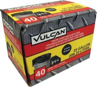 (image for) Vulcan FG-03812-10A Drum Liner, 55 gal, Poly, Black