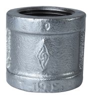 (image for) ProSource 21-1/2G Pipe Coupling, 1/2 in, Threaded, Malleable Steel, SCH 40 Schedule, 300 psi Pressure