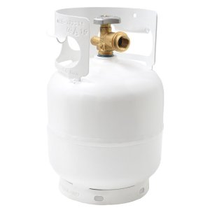 (image for) Flame King YSN5LB Cylinder with Overfill Protection Device, 5 lb Tank, Steel, White