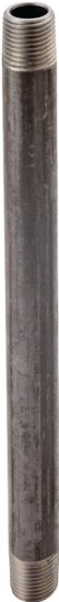 (image for) ProSource 1X51/2 Pipe Nipple, 1 in, Male, Steel, SCH 40 Schedule, 5-1/2 in L