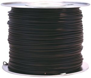(image for) CCI 55671323 Primary Wire, 12 AWG Wire, 1-Conductor, 60 VDC, Copper Conductor, Black Sheath, 100 ft L
