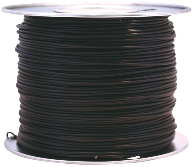 (image for) CCI 55671323 Primary Wire, 12 AWG Wire, 1-Conductor, 60 VDC, Copper Conductor, Black Sheath, 100 ft L