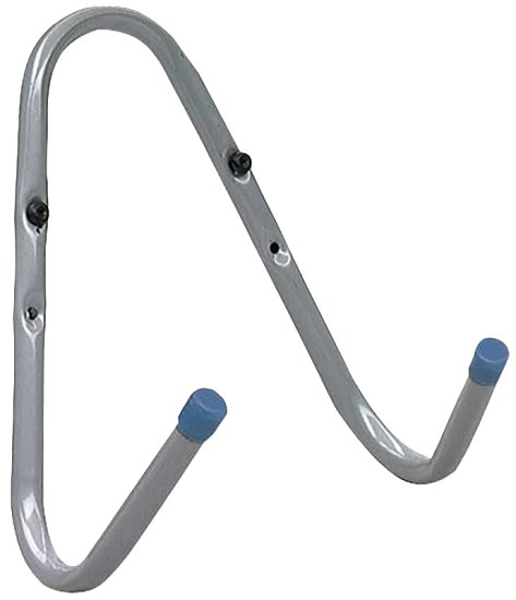(image for) Crawford HA1 Storage Bracket, 40 lb, Wall, Steel, Gray, Zinc