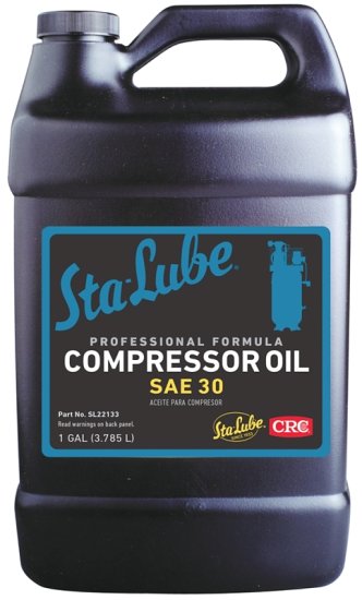 (image for) Sta-Lube SL22133 Compressor Oil, 30W, 1 gal Bottle