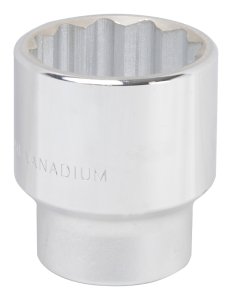 (image for) Vulcan MT-SS6054 Drive Socket, 1-11/16 in Socket, 3/4 in Drive, 12-Point, Chrome Vanadium Steel, Chrome