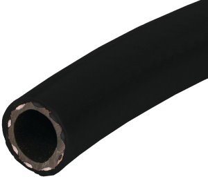 (image for) Abbott Rubber T44 Series T44025003 Drain Hose, 7/8 in ID, 25 ft L, PVC, Black