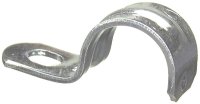 (image for) Halex 26152 Conduit Strap, 3/4 in, Steel, Galvanized, 20/BAG