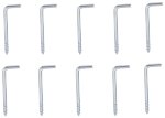 (image for) Square Bend Screw Hooks - Zp