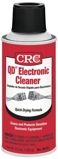 (image for) CRC QD 05101 Electronic Cleaner, 4.5 oz, Liquid, Alcohol