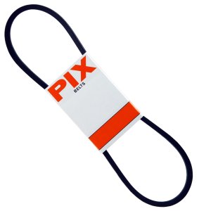 (image for) PIX A47/4L490 Industrial V-Belt, 49 in Outside Circumference, A, 4L, 1/2 in W, 5/16 in Thick, Black