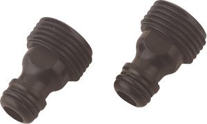 (image for) Landscapers Select GC545-2 Tap Adapter Male Thread, Male Thread, Plastic, Black, For: Quick Connector