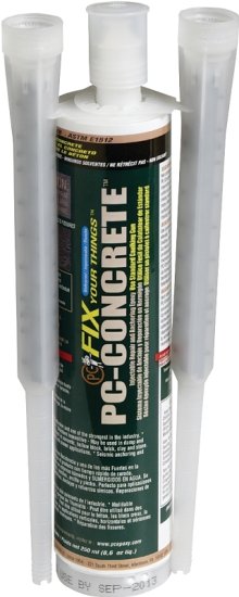 (image for) Protective Coating PC-Concrete 72561 Epoxy Adhesive, White, Paste, 250 mL, Cartridge