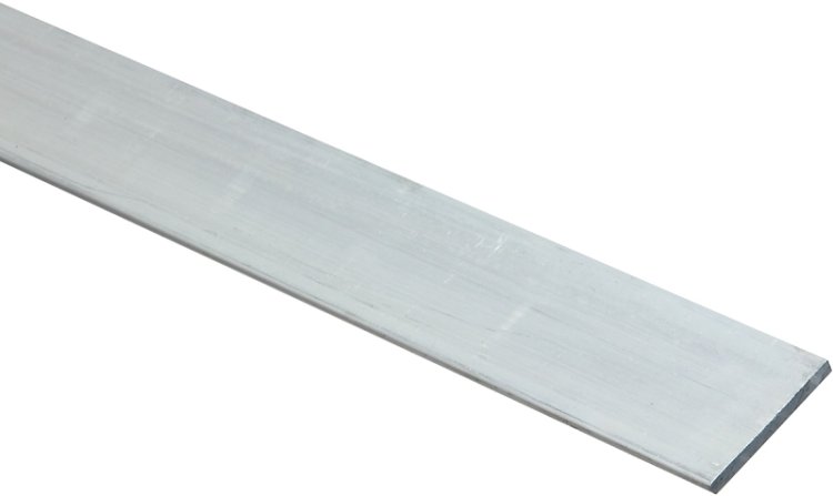 (image for) National Hardware 4200BC Series N247-114 Flat Bar, 1-1/2 in W, 72 in L, 1/8 in Thick, Aluminum, Mill